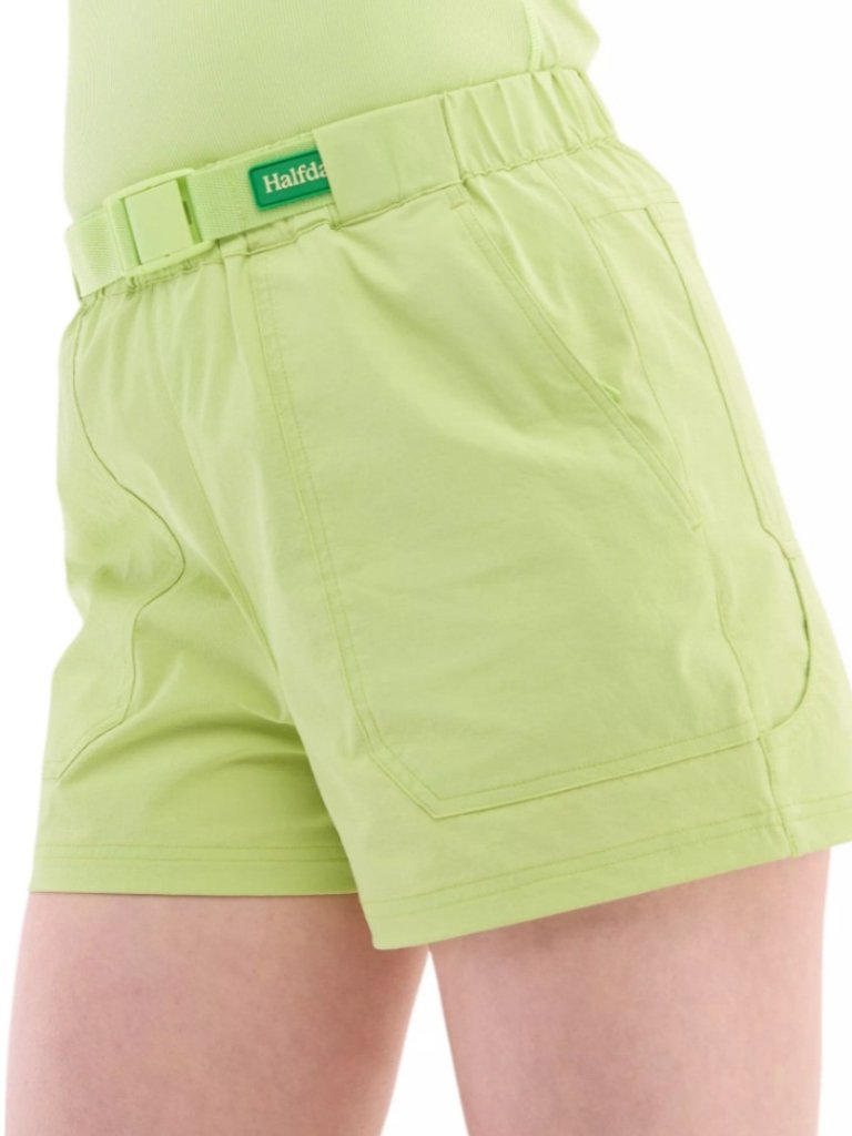 Halfday Women's Rosalie Trail Shorts In Pistachio Size L Nwt $75 — image 3 of 8
